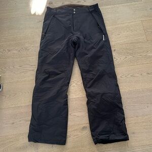 Ski pant Men Dark grey Black with interior lining Technical snow